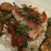 Tilapia with Caribbean Creole Sauce and Plantain
